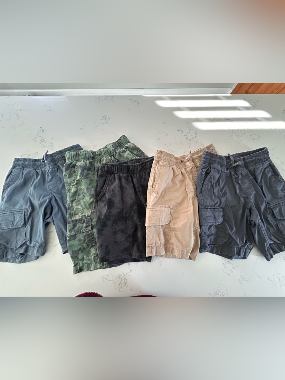 5 pair bundle of boys shorts Size 8 EUC